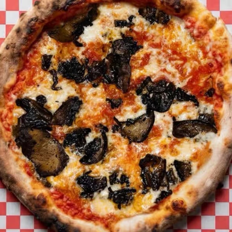 Delicious Mushroom Pizza Awaits